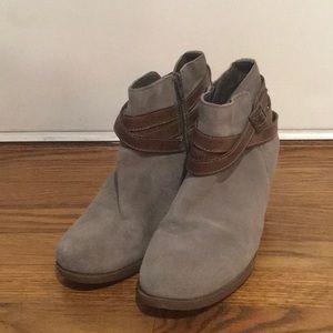 Suede Ankle Booties size 7.5